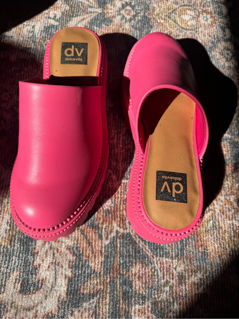 Dolce Vita Hot Pink Slip-On Clogs